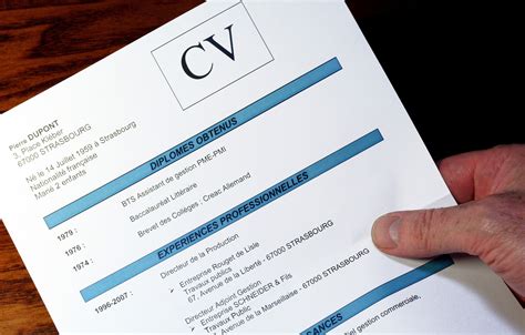 comment rédiger un cv.